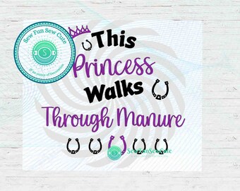Esta princesa camina por el estiércol (archivo SVG)