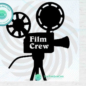 Film Projector SVG, Film Crew SVG, Film SVG for Tee