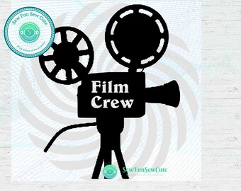 Proyector de cine SVG: Archivo de corte de equipo de filmación (descarga digital)
