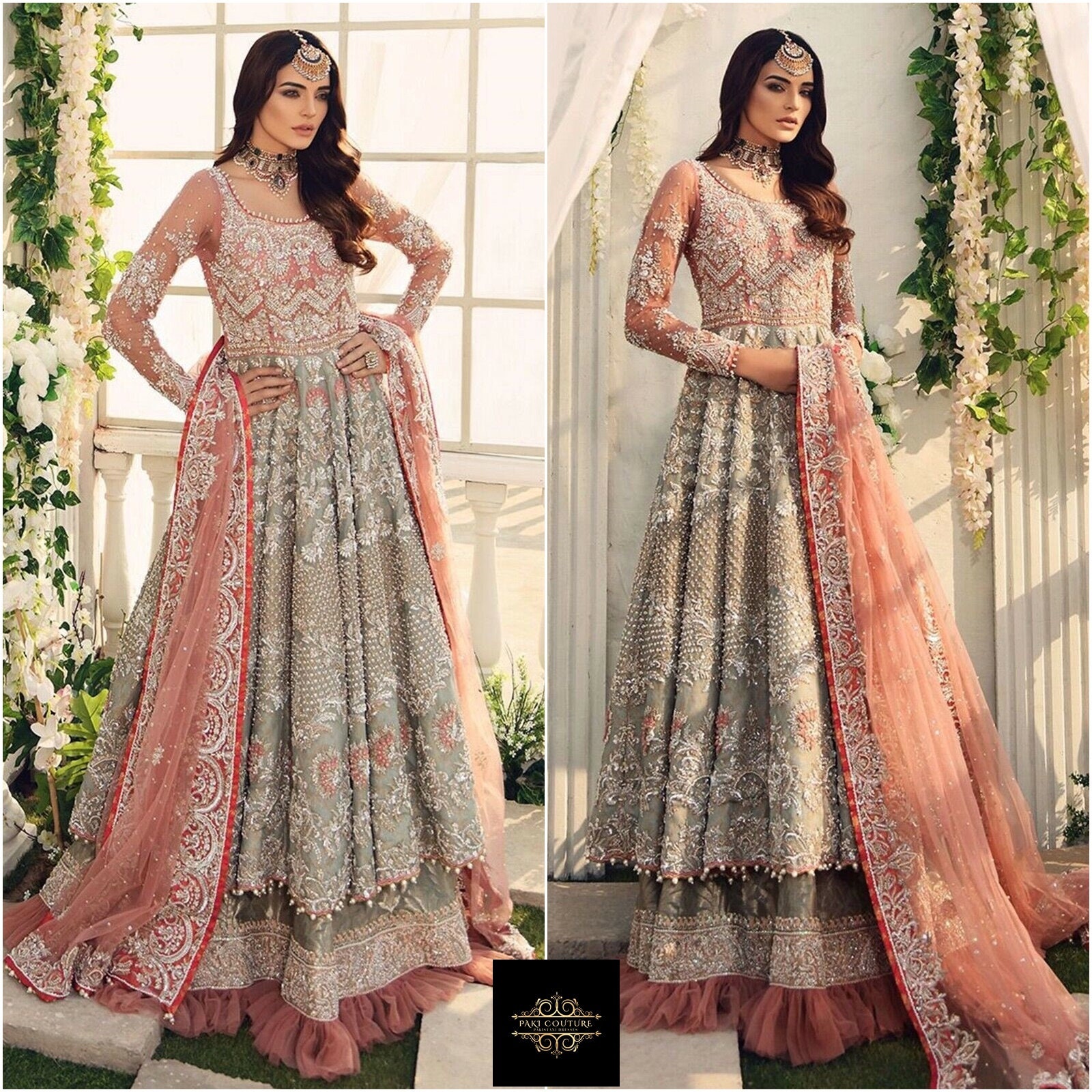 Custom stitched Pakistani Indian Wedding dresses Bridal Lehnga | Etsy
