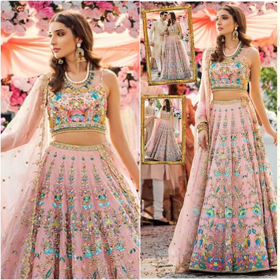 Latest Pakistani Wedding Dresses Embroidery Cloth Indian Dress Etsy