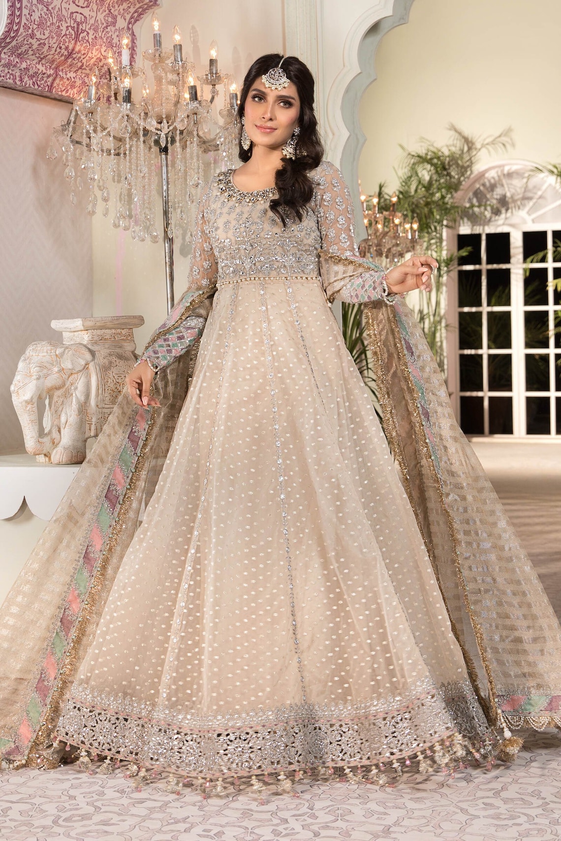 Custom stitched Pakistani Wedding Dresses Embroidery Clothes Etsy