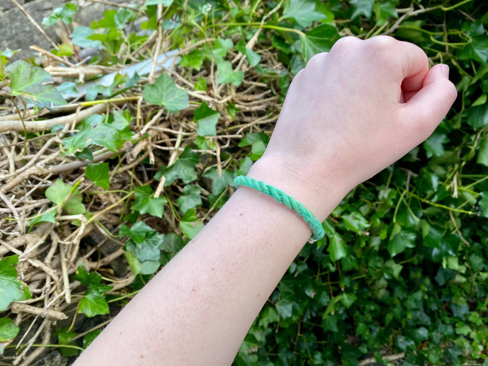 Recycled Fishing Gear Bracelet Black Sea green Etsy UK