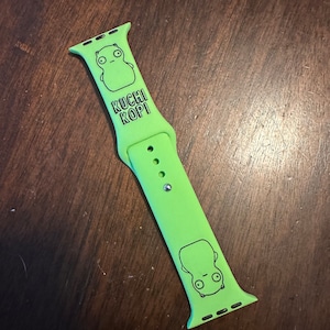Kuchi Kopi Bob&#39;s Burgers Inspired Silicone Apple Watch Band