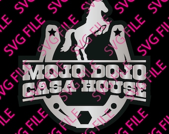 Mojo Dojo Casa House SVG for laser, cricut, glowforge