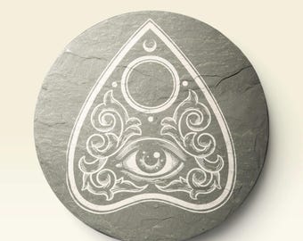 Ouija Slate Coasters: Gothic Altar Decor