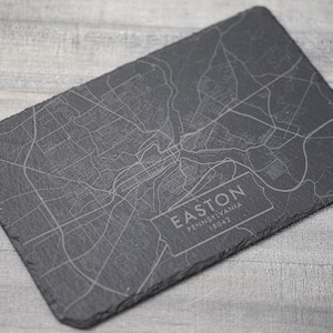 Easton Pennsylvania Charcuterie leisteen lasergeëtst.