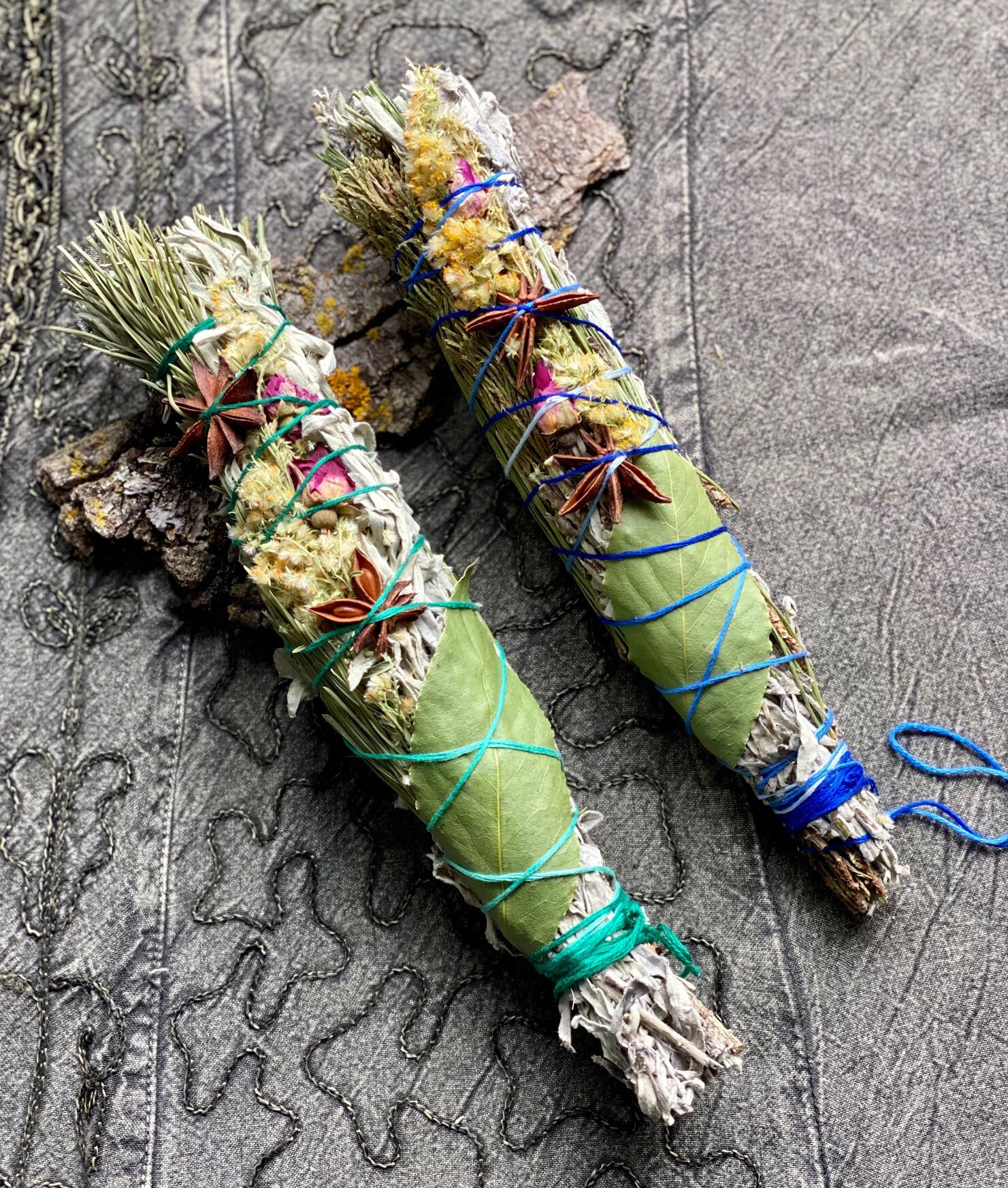 Bay Leaf Smudge / Bay Leaf / Smoke Wands / Custom Smudge Etsy