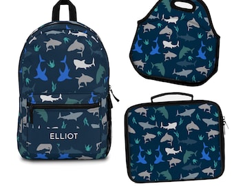 shark backpacks for school