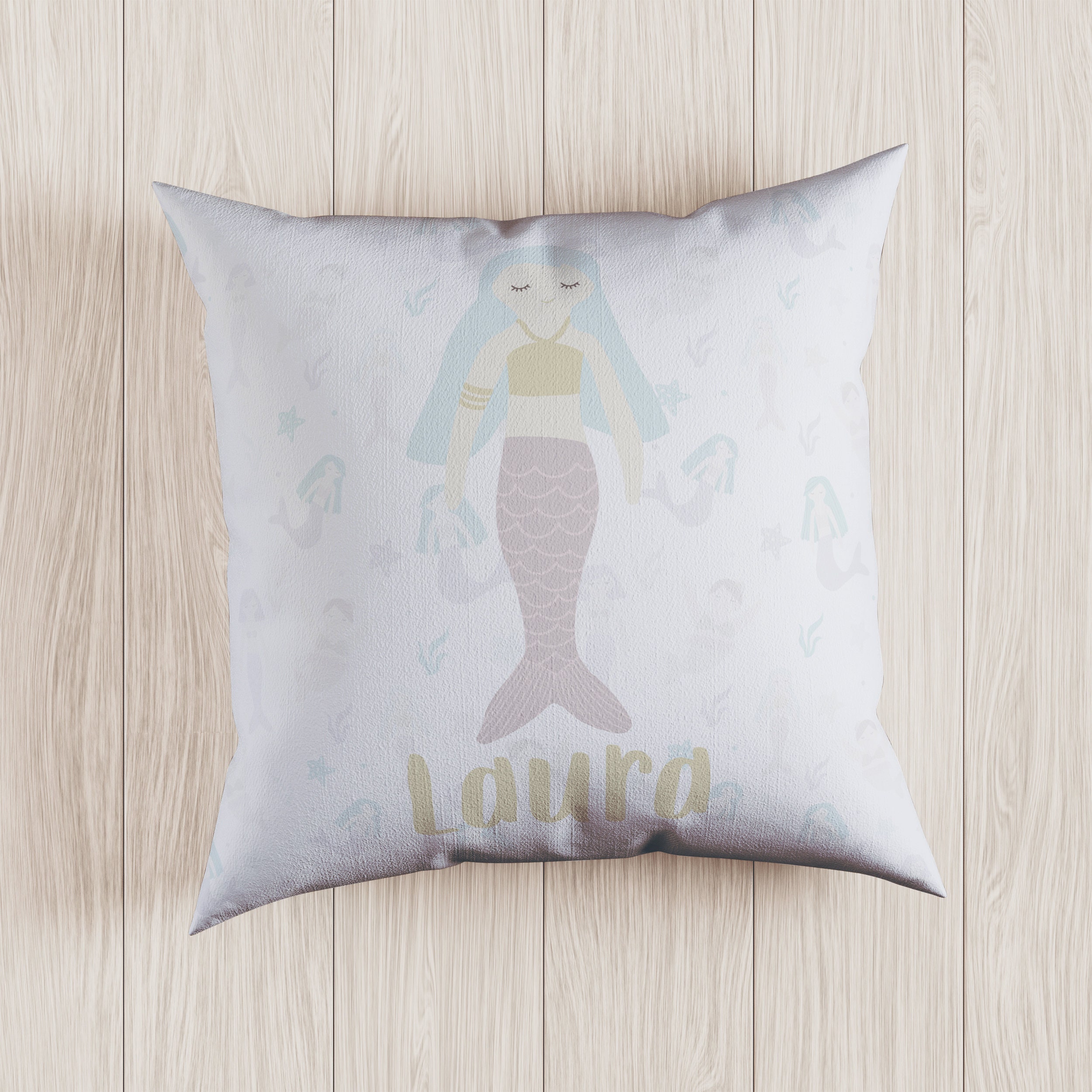 Mermaid Garden Pillow main image 1