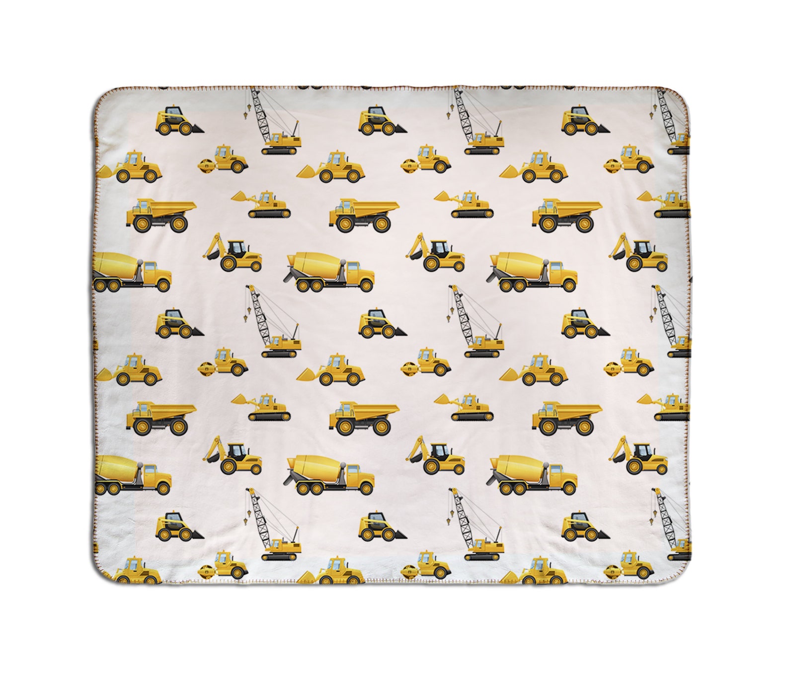 Construction Trucks Blanket Dump Truck Baby Blanket Etsy