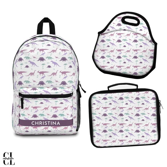 Girl dinosaur backpack discount