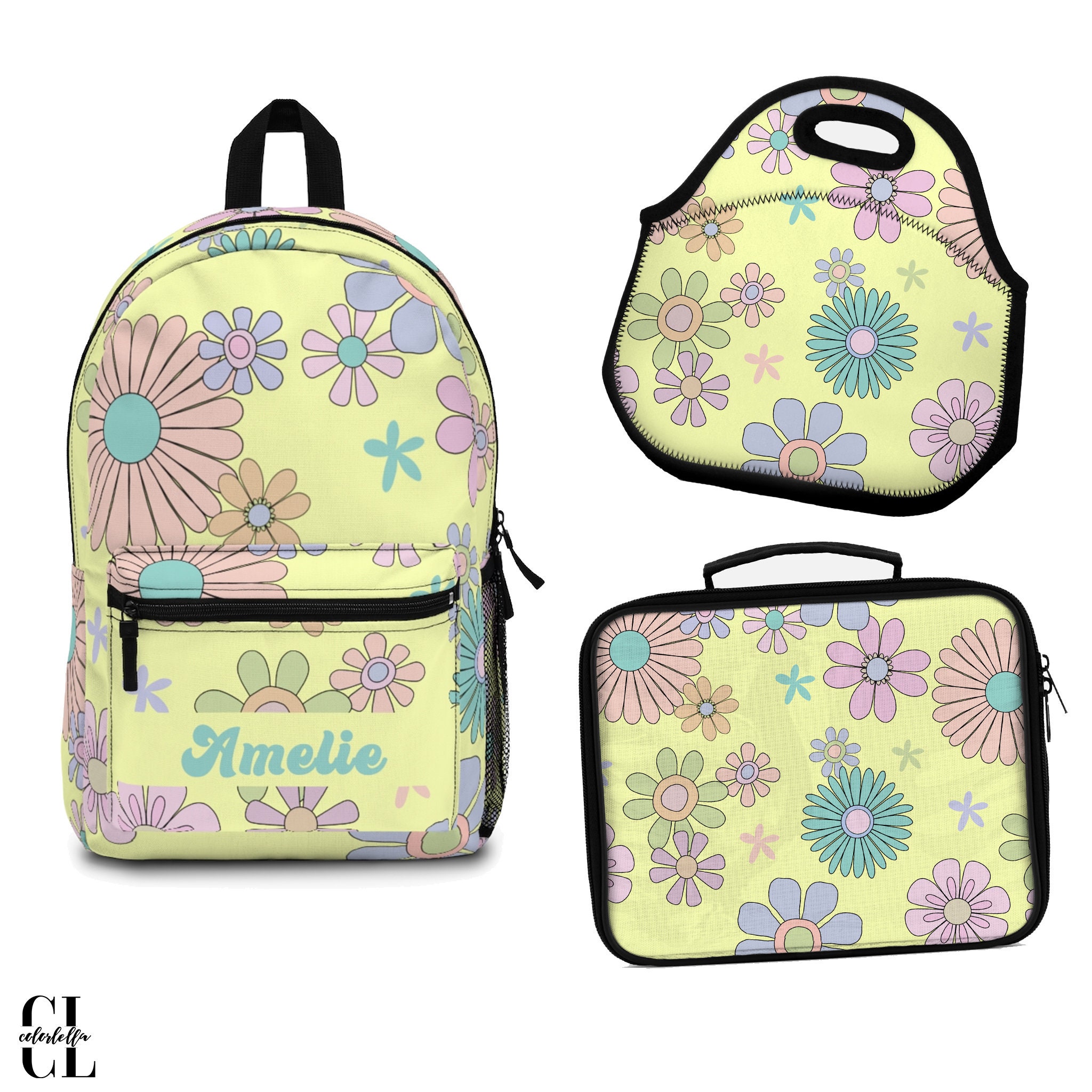 Backpack Groovy Floral Bag 