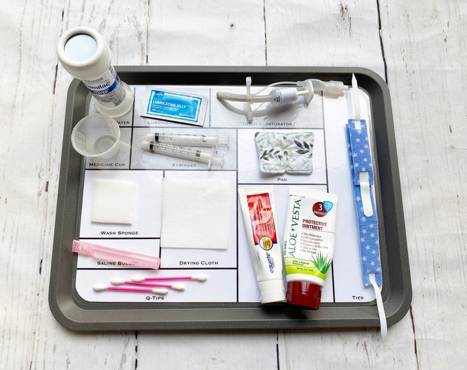 Trach Care / Trach Change Mat & Tray Etsy