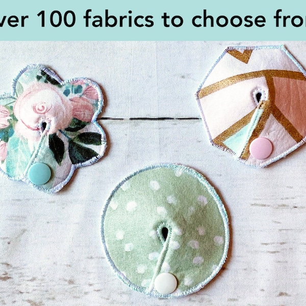 Feeding Tube Tubie Pads for G-tubes and GJ tubes - Choose your fabric & shape