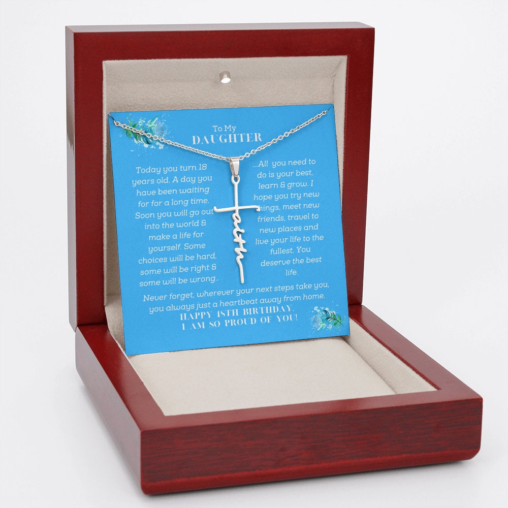 To My Daughter Daughter 18th Birthday Gift Happy 18th Etsy