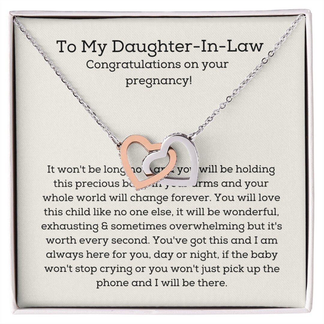 To My Daughter in Law Pregnancy Gift for Daughter in Law New Etsy