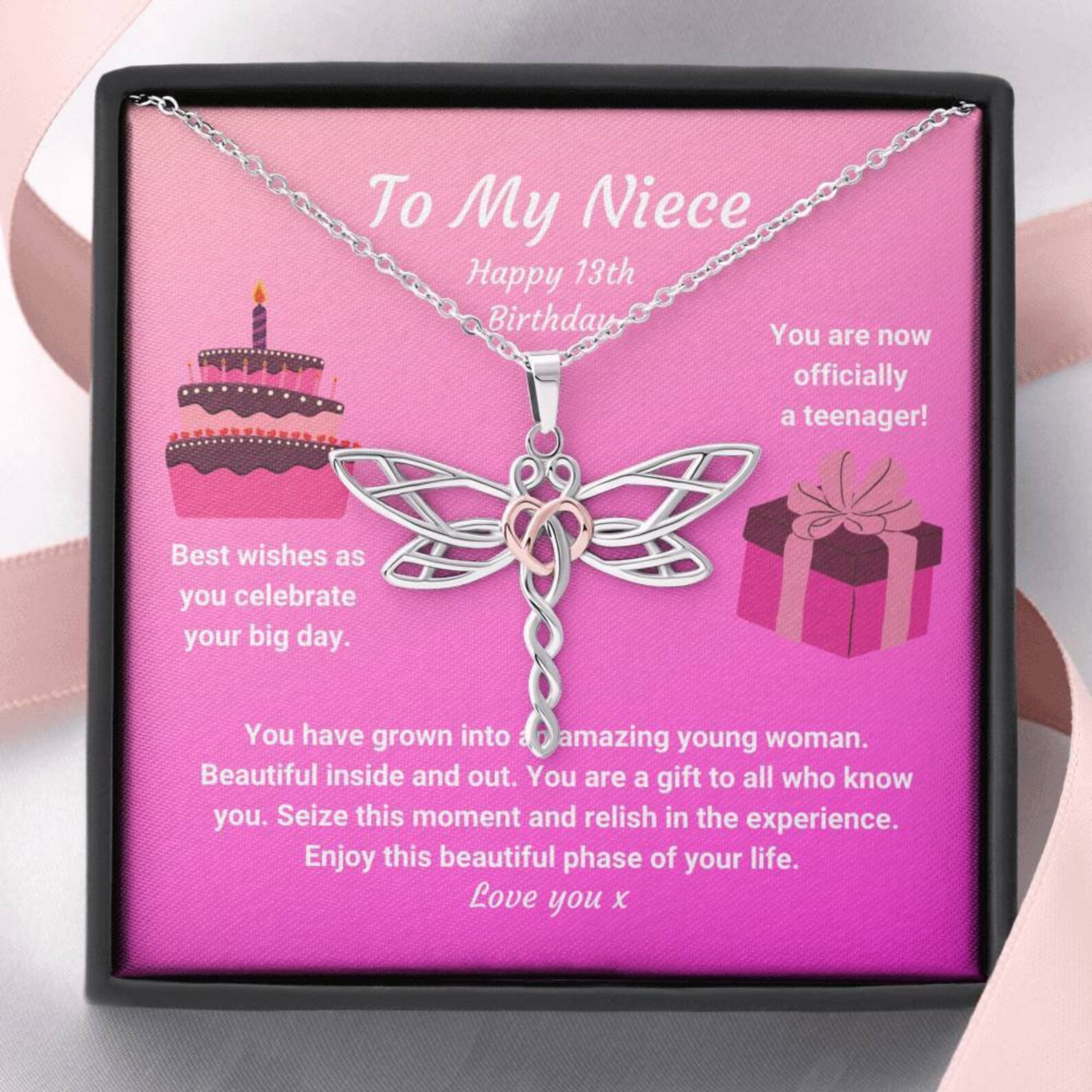 To My Niece Happy 13th Birthday Niece Necklace 13th Etsy to-my-niece-happy-13th-birthday-niece-necklace-13th-etsy