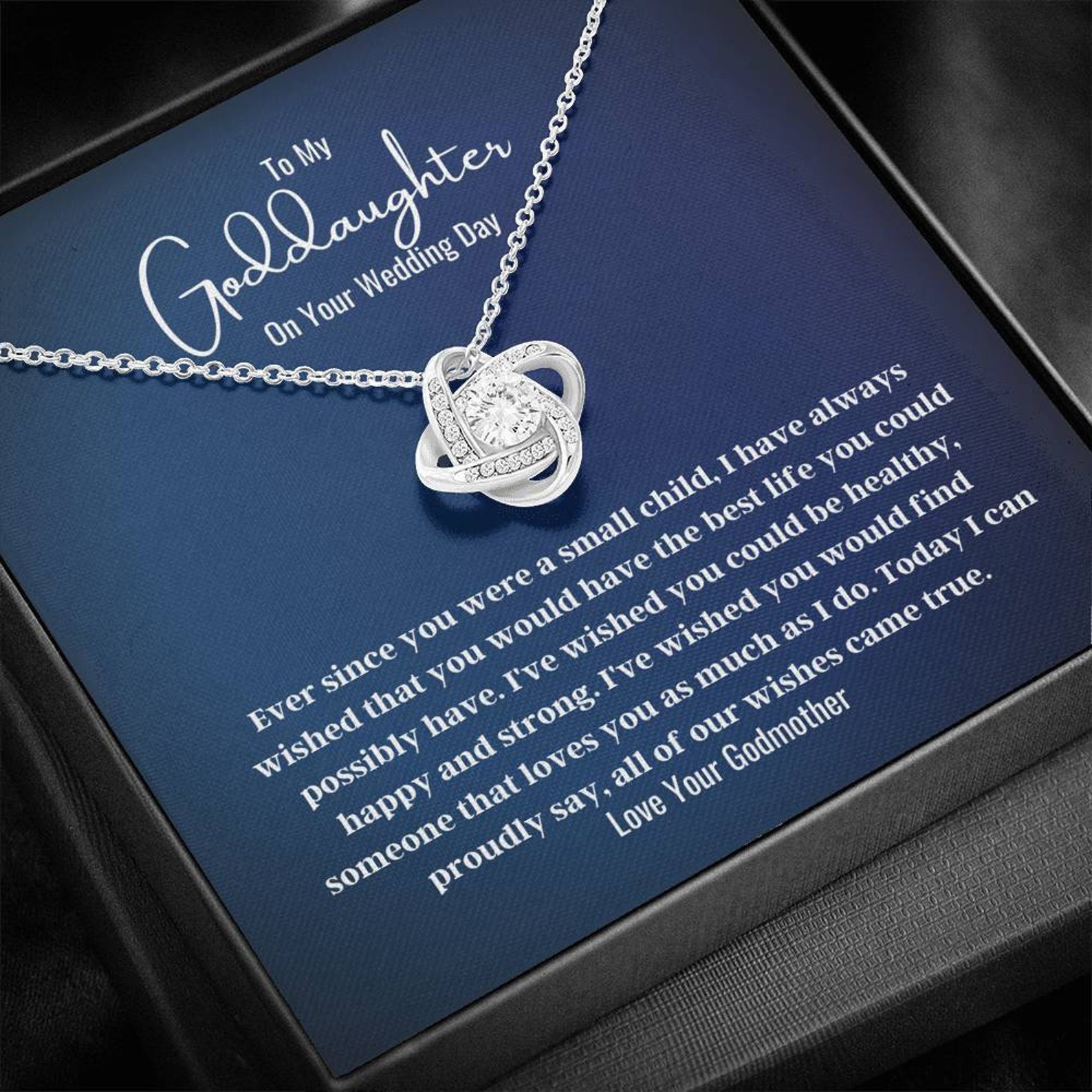 Goddaughter Wedding Day Gift Godmother to Goddaughter Etsy