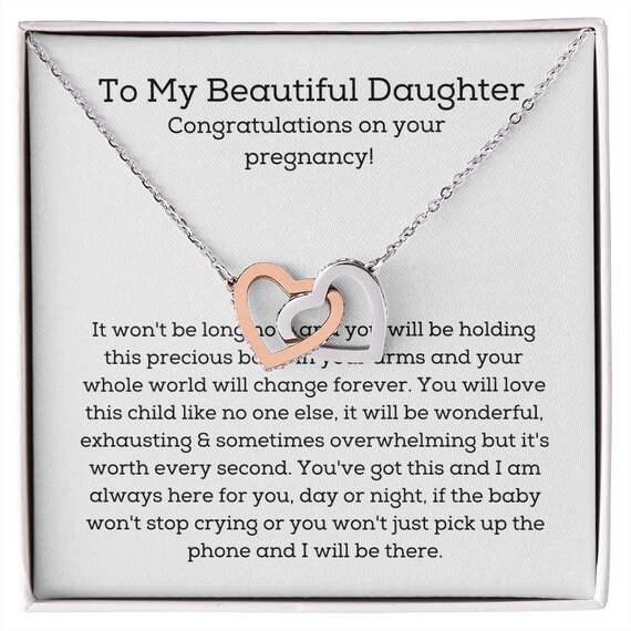 Daughter Pregnancy Gift Baby Shower Gift for Daughter for Etsy
