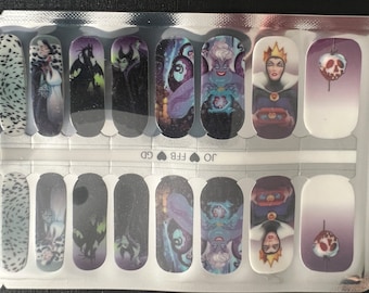 Villanos del esmalte de uñas al 100%