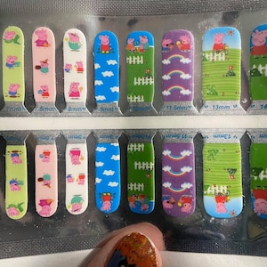 Kids 100% Nail Polish Strips Pig