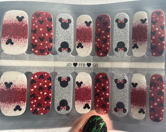 ADULT 100% Nagellackstreifen Mouse Glitter Limited Edition