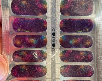 100% Nail Polish Strips Exclusive CatEye Glitter