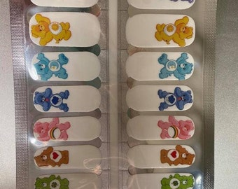 100% Nail Polish Strips Care Bears