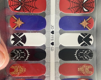 Adult 100% Nail Polish Strips Exclusive Avenge