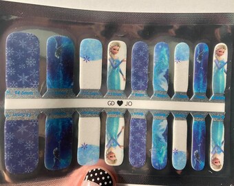 Adesivos de esmalte 100% Frozen para crianças (também disponível para adultos)