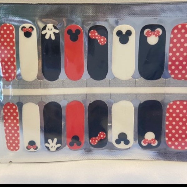 Mickey Nail Polish Etsy