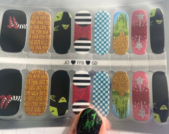 ADULT 100% Nail Polish Strips WICKED Limited Edition Wizard
