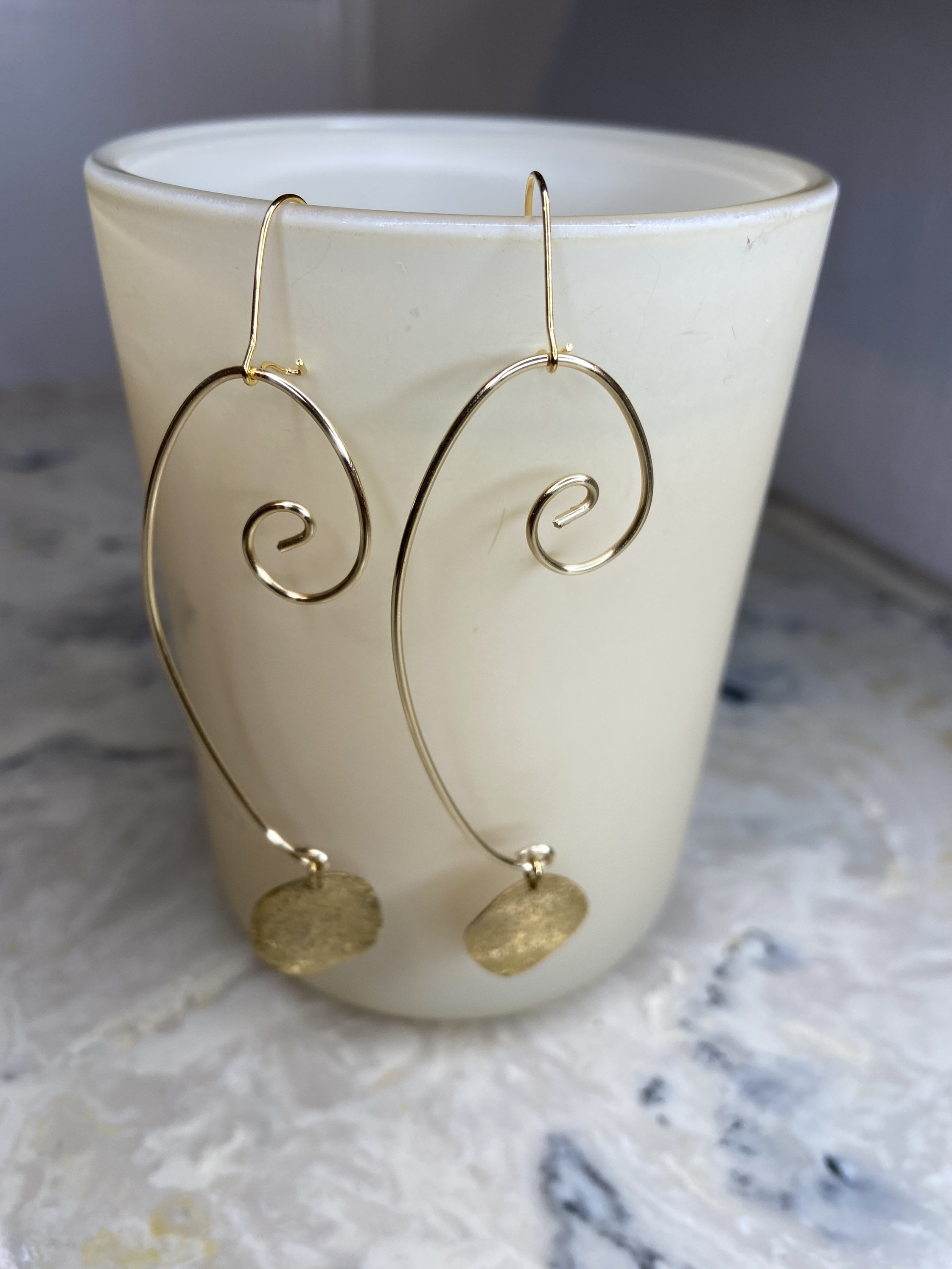 Handmade Wire Earrings Metal Earrings Wire Jewelry Etsy