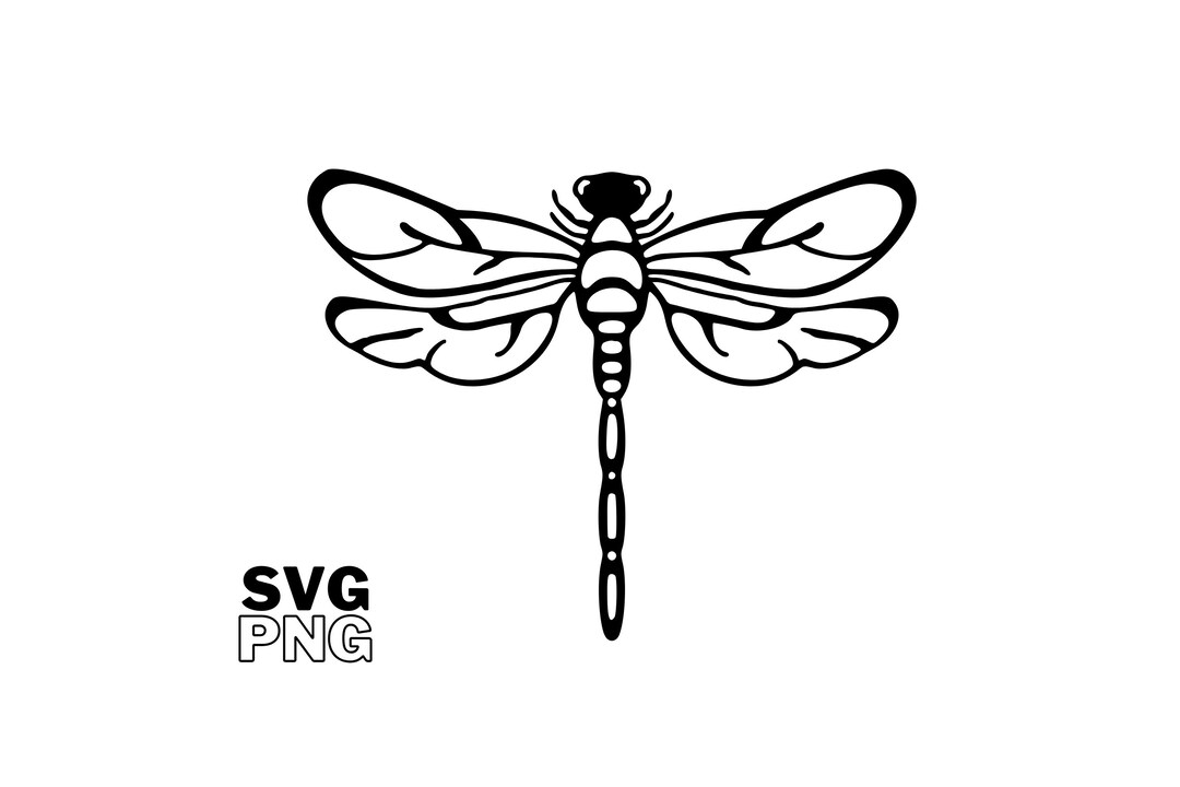 Dragonfly SVG and PNG Files: Cricut & Silhouette Art (digital Download ...