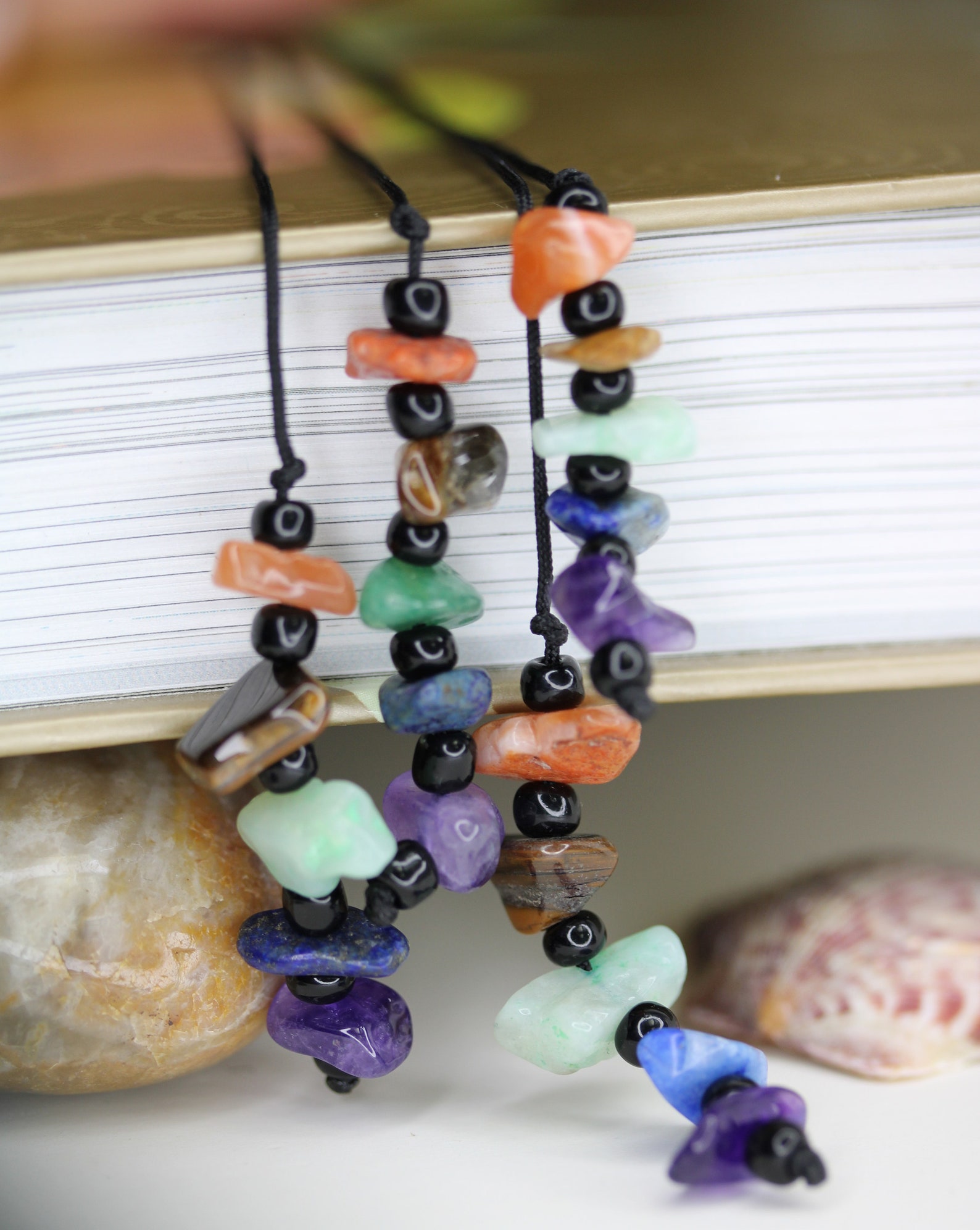 Beaded Bookmark String Bookmark Book Thong Gift for Etsy