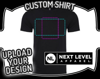 Nächste Ebene - halbe Größe Custom - schwarzes Shirt