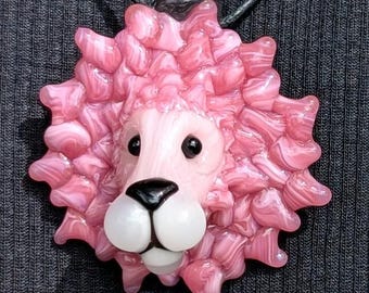 Pink / Smoky Lion Anhänger