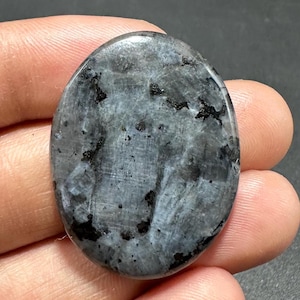 AAA Grade Larvikite Oval Cabochon, Natural Larvikite Gemstone, Loose Big Size Cabochon, Gray Fire Moonstone Birthday Gift, Gift For Her/Him