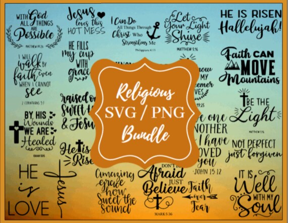 Download 20 Svg Png Instant Digital Download Religious Bundle For Etsy PSD Mockup Templates
