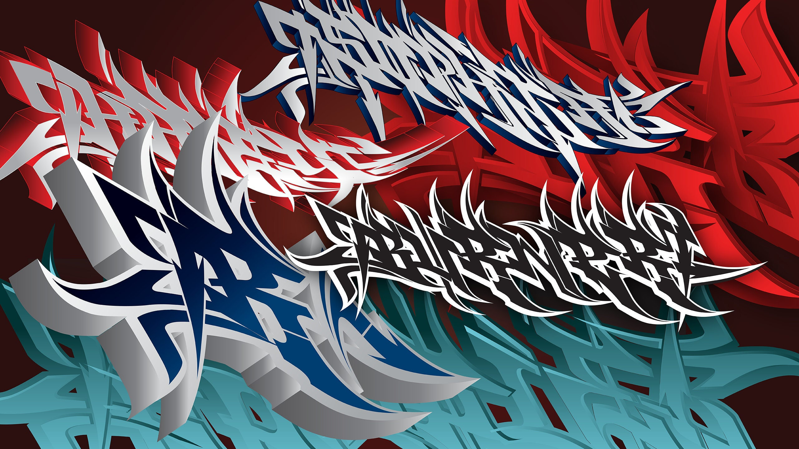 Burner Wildstyle Graffiti Font Family Etsy