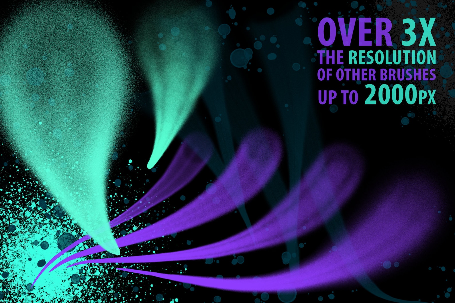 100 Real Spray Paint Brushes for & Procreate Etsy