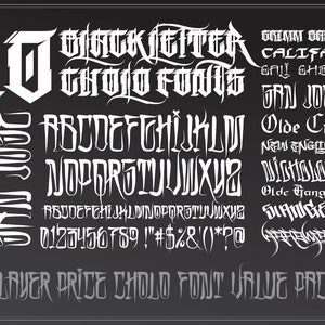 Speler prijs Cholo Font Value Pack