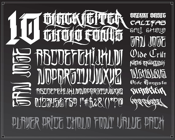Player Price Cholo Font Value Pack - Etsy