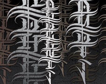 Rase Descent - Vertical Graffiti & Tattoo Font