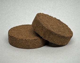 Coco Cookies | Coco Coir | Washed Coco Coir | Compressed Coco Coir | Peat-Free Potting Soil | Sustainable | No Peat Moss