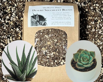 Desert Succulent Soil | GRITTY Potting Mix | Succulent Potting Mix | Succulent Soil | No chemical fertilizers!