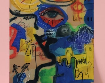 pics Wall Collage Painting Indie Aesthetic Art https www etsy com market indie wall art