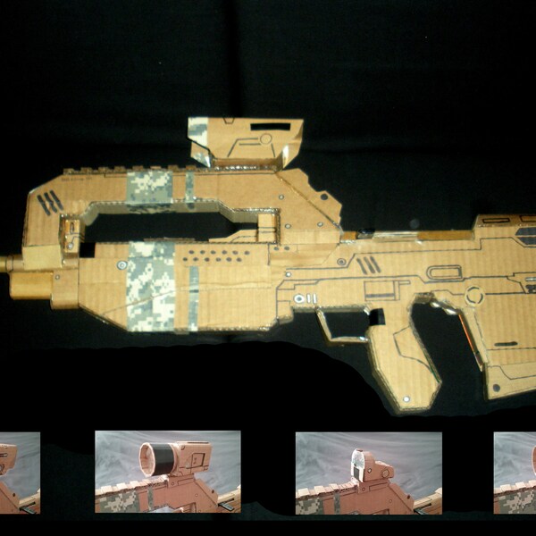 Halo Rifle Led Halo Battle Rifle - Etsy