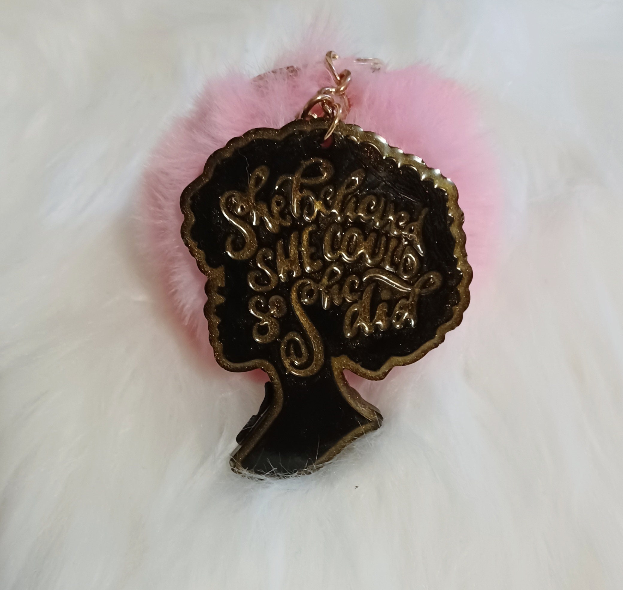 Handmade She's a Queen Purse Charm